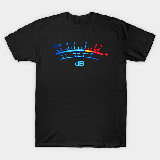 Discover music power - Vu Meter - T-Shirt