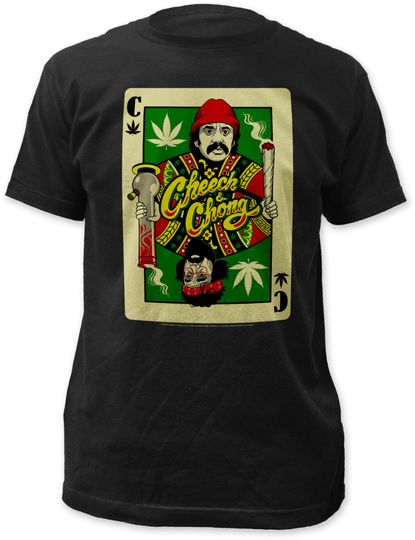 Discover Cheech & Chong Playing Card T Shirt