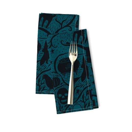 Discover Black Dinner Napkins