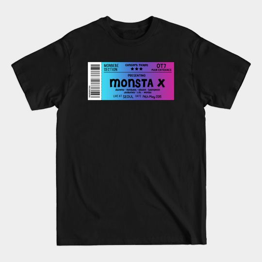 Discover MONSTA X Concert Ticket - Monsta X - T-Shirt
