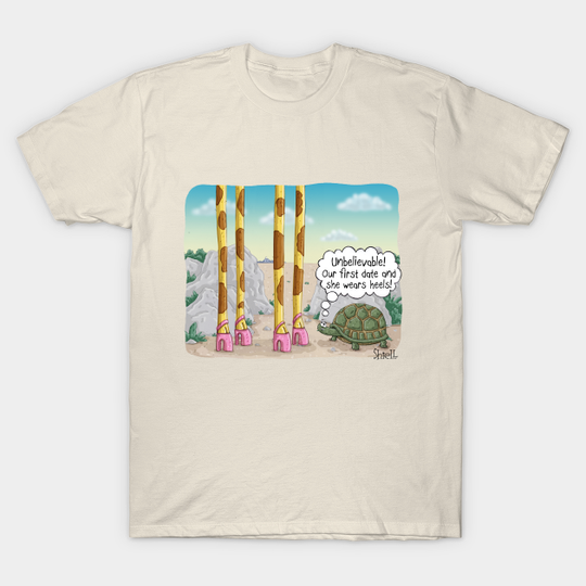 Discover Giraffe and Turtle first date. - Dating - T-Shirt
