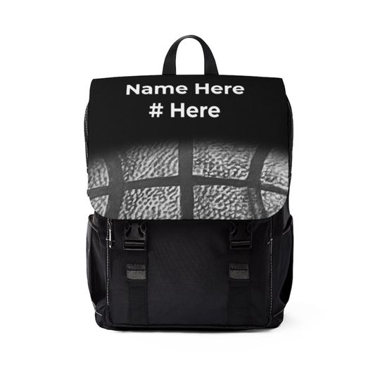 Discover Personalized Basketball Unisex Casual Shoulder Backpack