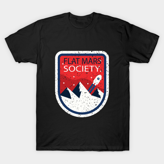 Discover Funny Gift Mars - Flat Mars Society - T-Shirt