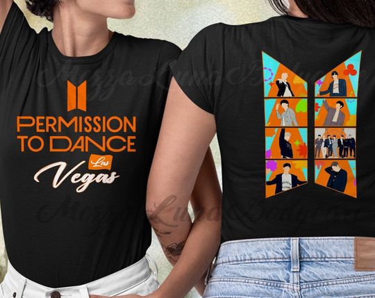 Discover BTS Permission to Dance Las Vegas Shirt