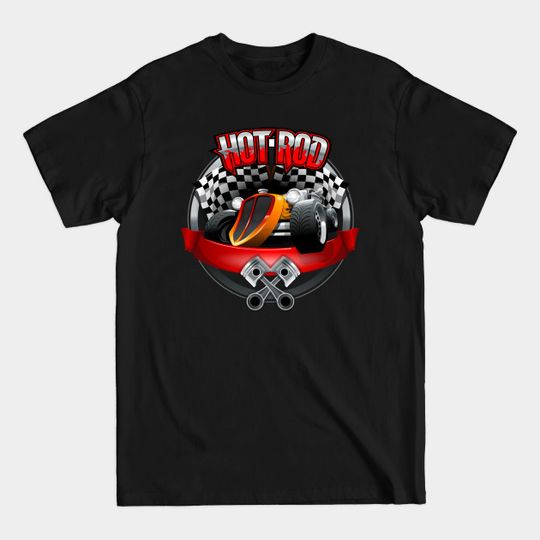 Discover Hot Rod - Race Car - T-Shirt