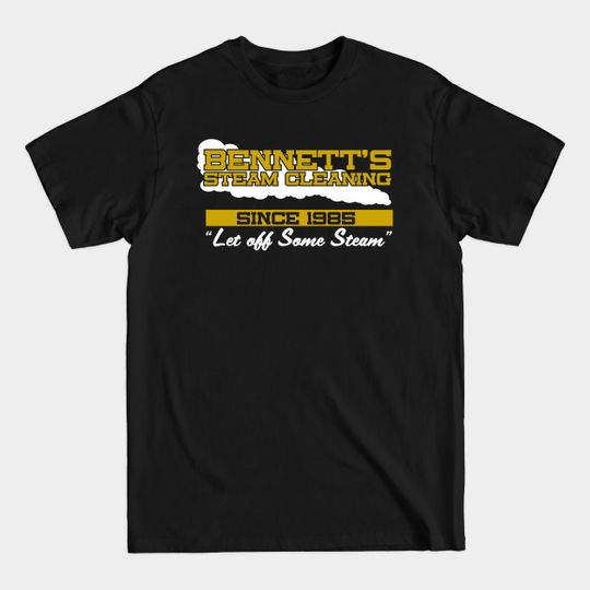 Discover Bennetts Steam Cleaning Let off Some Steam - Commando - T-Shirt