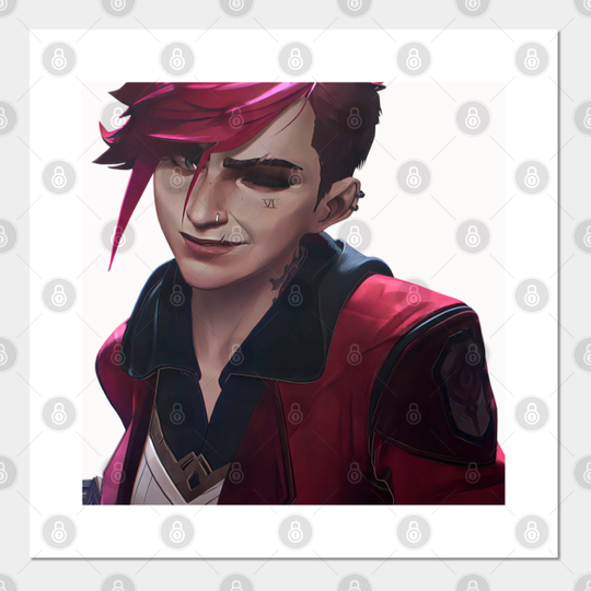 Discover Winking Vi Poster and Print