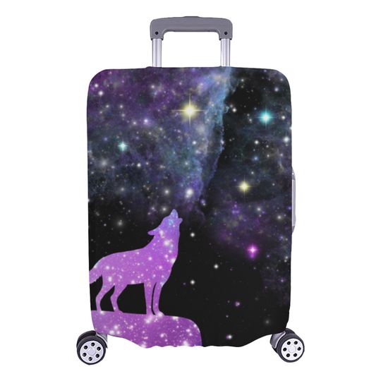 Discover Wolf Luggage cover