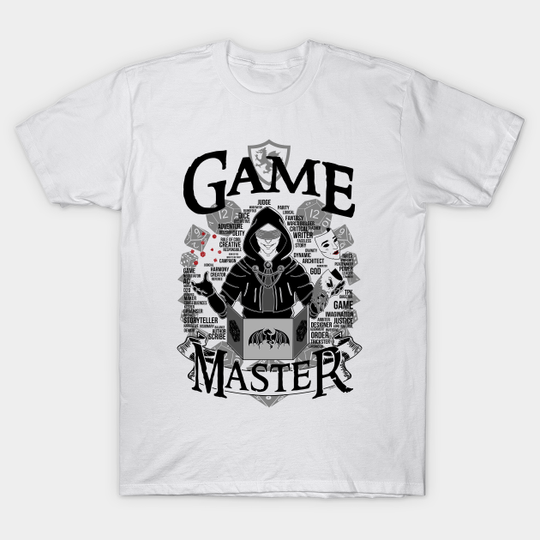 Discover Game Master - Black - Game Master - T-Shirt