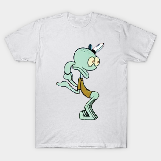Discover Squidward Scared - Squidward - T-Shirt