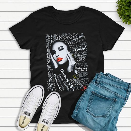 Discover Selena Quintanilla Song Titles T-Shirt, Selena Quintanilla Shirt Gift Fan