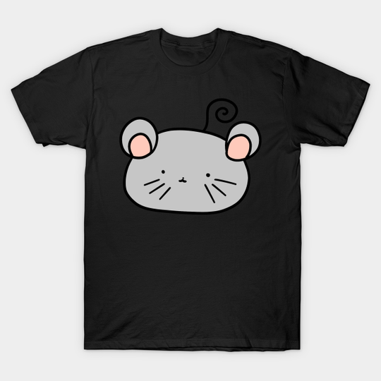 Discover Gray Mouse Blob - Mouse - T-Shirt