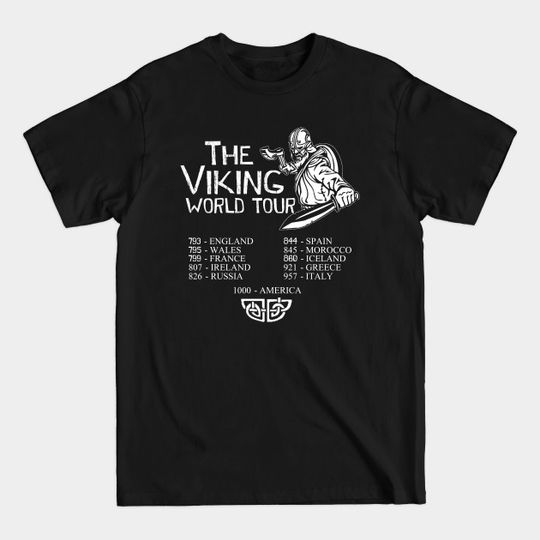 Discover danish - THE VIKING WORLD TOUR - Dansk - T-Shirt