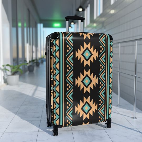 Discover Native American Southwestern Design Cabin Suitcase
