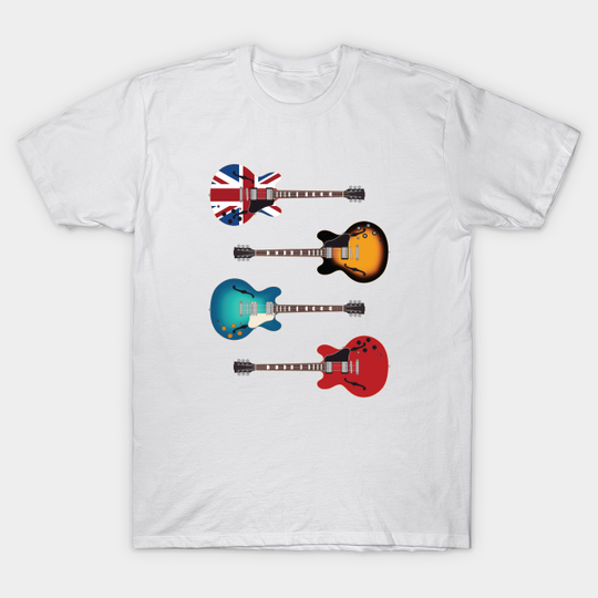 Discover Semi Hollow Electric Guitar Pack - Guitar Sticker Pack - T-Shirt