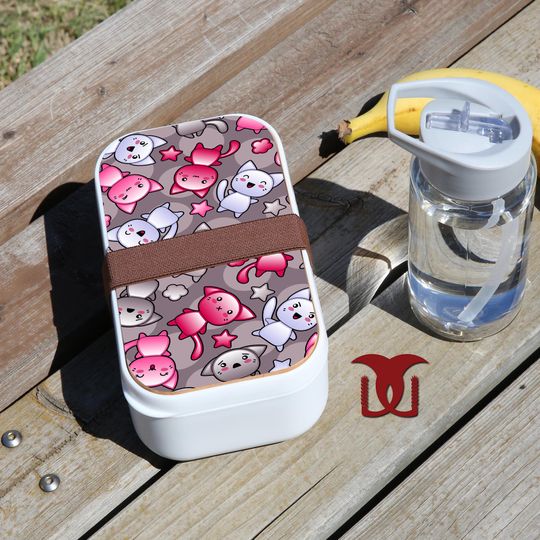 Discover Cute Cat Pattern Bento box
