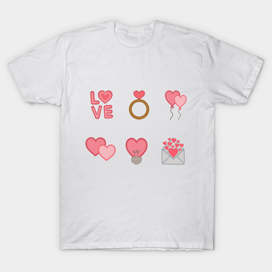 Discover Valentines Day Pack - Romantic - Valentines Day - T-Shirt