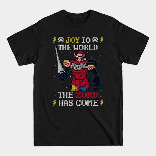 Discover The Zord Has Come! - Ugly Christmas Sweater - T-Shirt