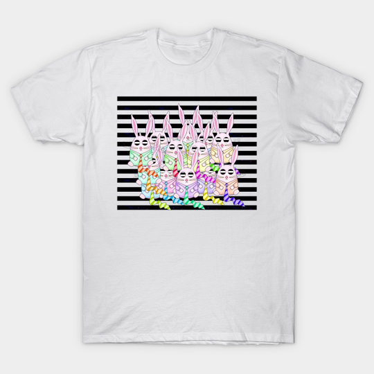 Discover Life Between the Stripes - Bunny - T-Shirt