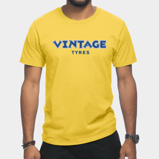 Discover Vintage Tyres - Vintage - T-Shirt