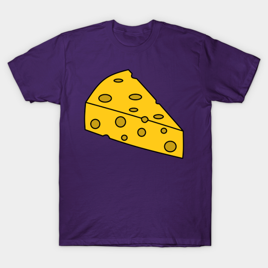 Discover Yellow Cheese Wedge - Cheese - T-Shirt
