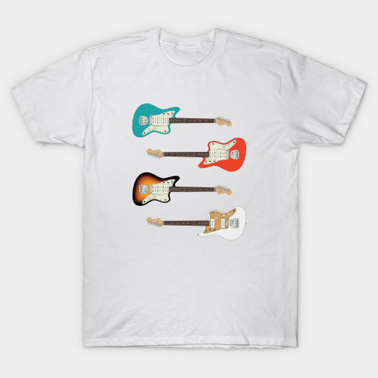 Discover Offset Style Electric Guitar Pack - Guitar Sticker Pack - T-Shirt