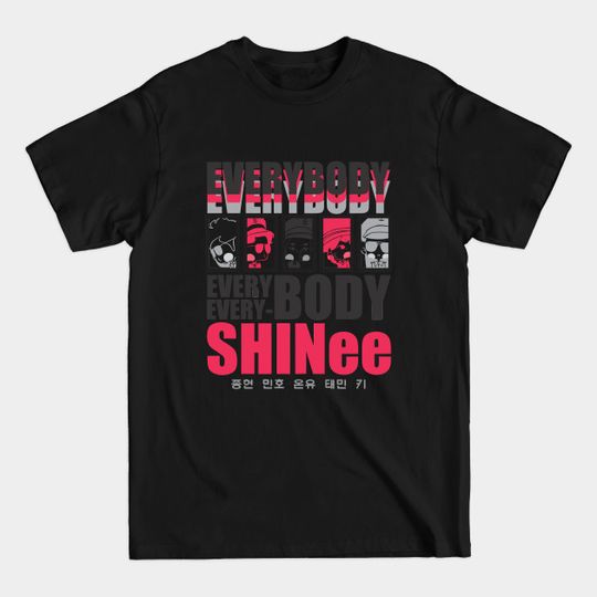 Discover SHINee Chibi Everybody - Shinee - T-Shirt