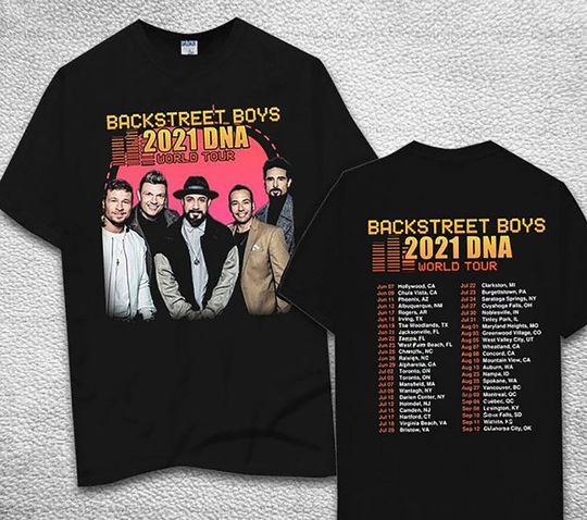 Discover Backstreet Boy Shirt, Backstreet Boys DNA World Tour Shirt, BSB Band Shirt