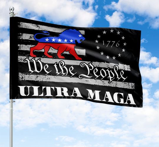 Discover Ultra Maga We The People House Flag
