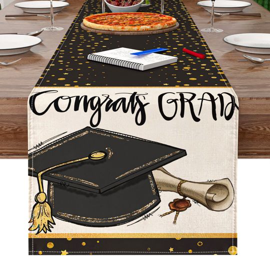 Discover Graduation Decorations/ Class of 2022 Table Runner