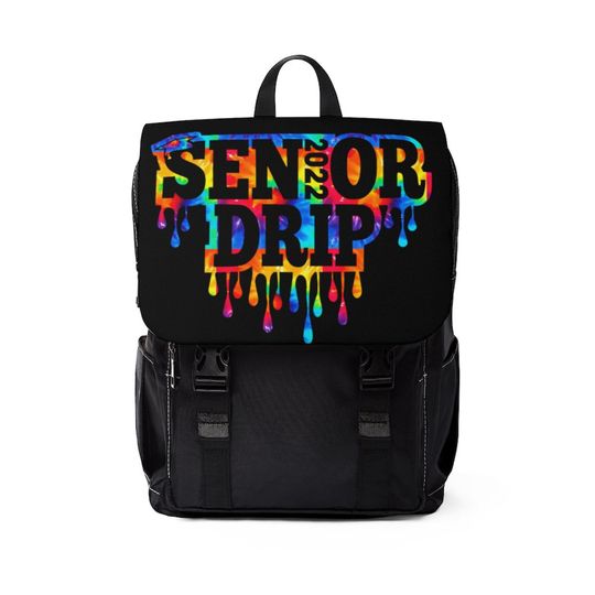 Discover 2022 Senior Drip Unisex Casual Shoulder Backpack