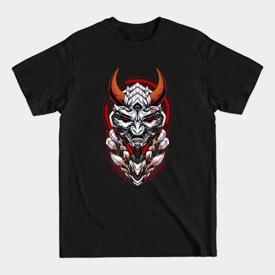 Discover Onimecha Flame - Hannya Mask - T-Shirt