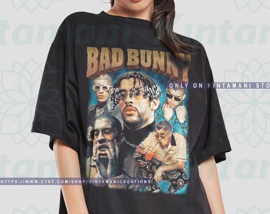 Discover BAD BUNNY Shirt, Bad Bunny Fan Shirt, RAP Hip-hop T-shirt