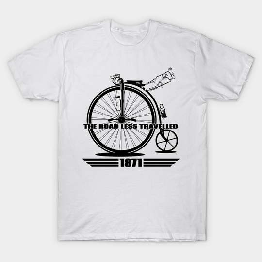 Discover High wheel penny farthing bikepacking - Gravel Bike - T-Shirt