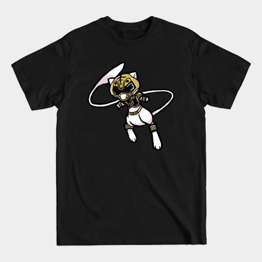Discover White Ranger Cat - Power Rangers - T-Shirt