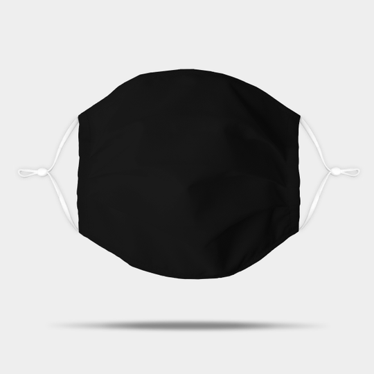 Discover Solid Color Black - Black - Mask