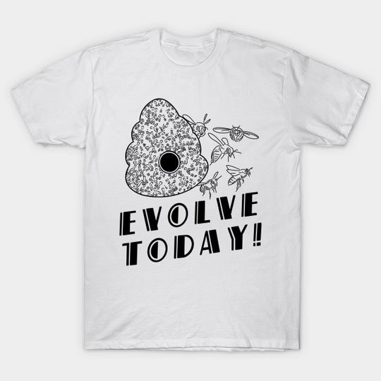 Discover Evolve Today - Insect Swarm - Plasmids - T-Shirt