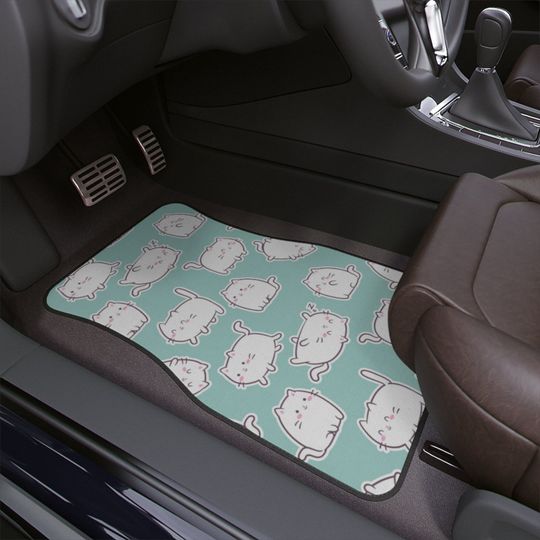 Discover Cute Kawaii Kittens Car Mats