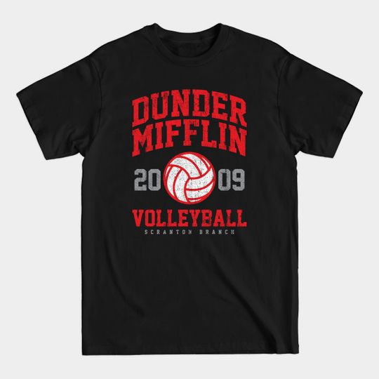 Discover Dunder Mifflin Volleyball - Scranton Branch (Variant) - The Office - T-Shirt