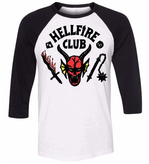 Discover Hellfire Club Baseball Tee sleeve
