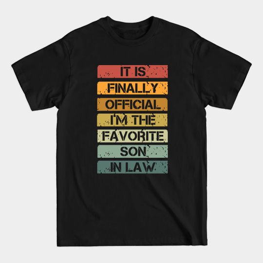 Discover Favorite Son In Law Gift T-Shirt from Mother In Law