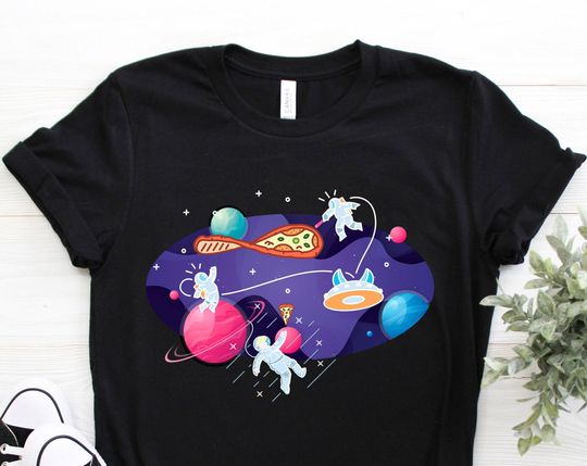 Discover Solar System Astronaut Outer Space T Shirt