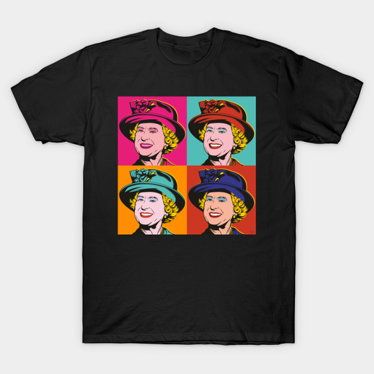 Discover Queen Elizabeth II - Warhol - T-Shirt