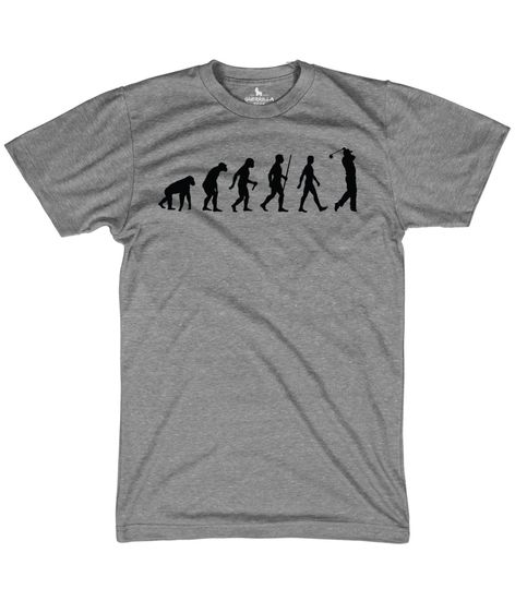Discover Evolution of Golf Funny Tshirts Evolve Shirt