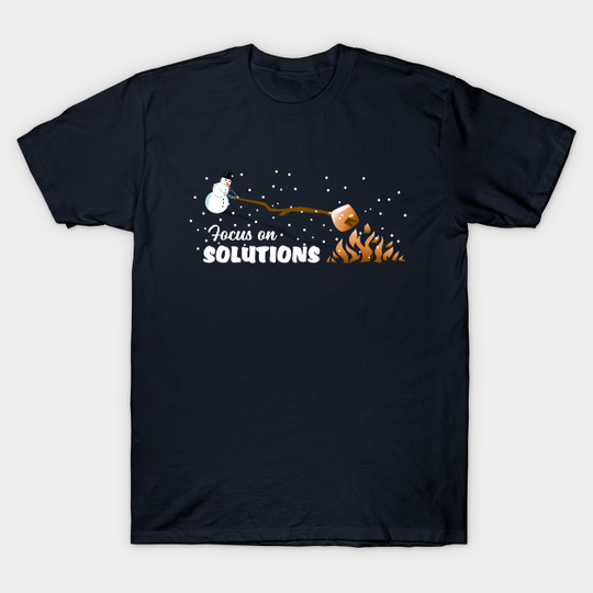 Discover Motivational Solutions Architect Consultant Cute Snowman - Solutions - T-Shirt