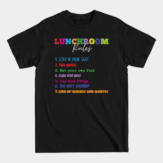 Discover Funny School Lunch Lady T-Shirt