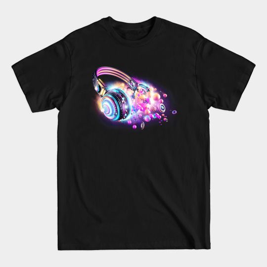 Discover Headphone Galaxy - Headphones - T-Shirt