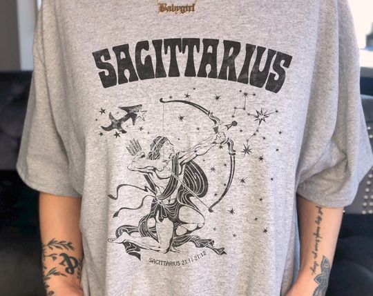 Discover Sagittarius 70s Inspired T-shirt