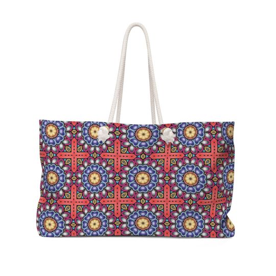 Discover Blue Circle Weekender Bag - All Occasion Carry All