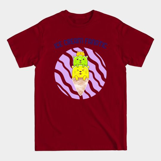 Discover Ice Cream Fanatic - Ice Cream Fanatic - T-Shirt